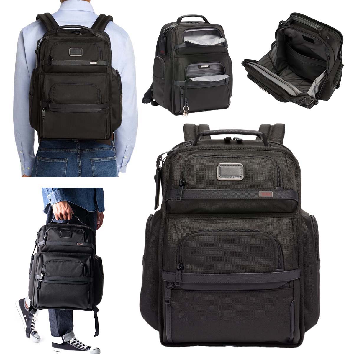 حقيبة ALPHA 3 Brief Pack شنطة ظهر للابتوب – جودة عالية راقية فاخرة - حقيبة لابتوب واغراض Luxury خفيفة، متينة، وأنيقة للجنسين