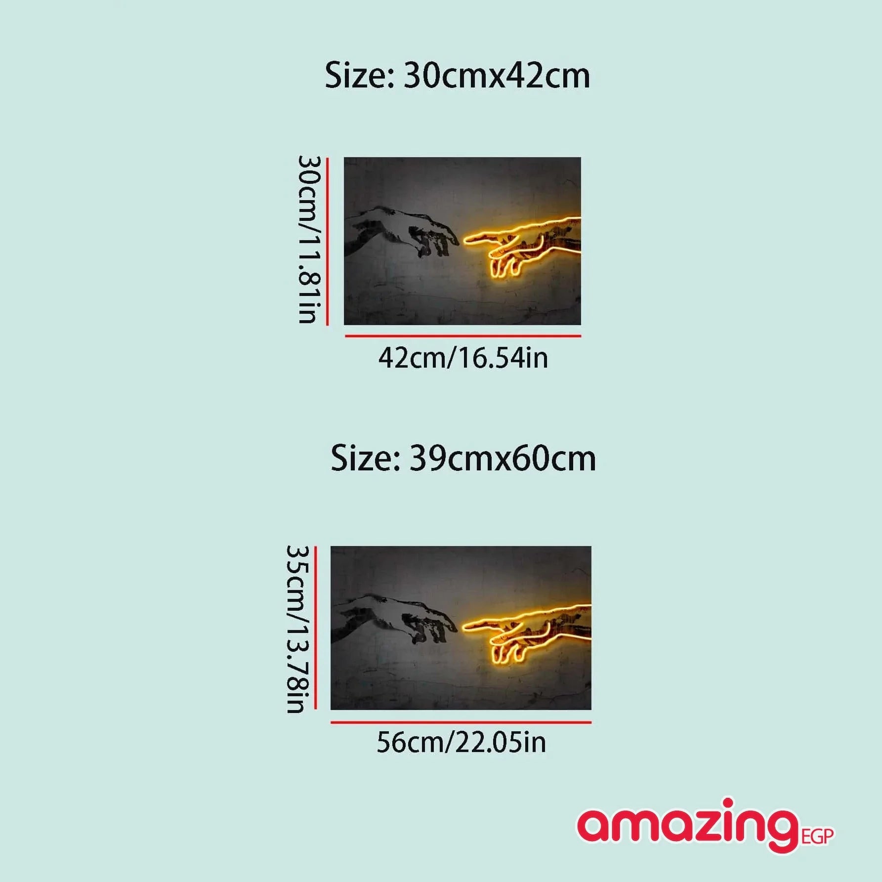 صورة الجدار بجرافيك بطباعة يد ملصق فني جداري من ألياف اصطناعية قماش مطبوع عليه - بدون اطار | امراه تمثال تمثال مكتب ديكور ديكور_مكتب ديكور_منزل نصف راس | amazingEGP