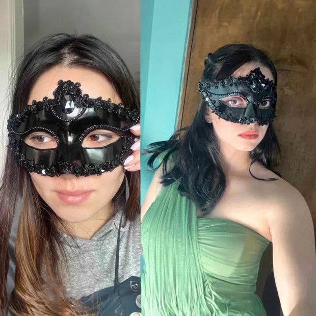 قناع تنكري للجنسين مناسب للحفالات اكسسوار وزي تنكري للحفلات وعيد الفصح والكريسماس - اسود | ارنب ازياء تنكر حفالات حفلات حفلات_عيد_الميلاد زي تنكري زينة ملابس_تنكرية | amazingEGP