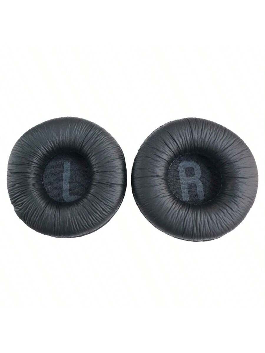 وسادات أذن بديلة لسماعات الرأس JBL  |  JR300، JR300BT، T450BT، T500BT، Tune 500، Tune 500BT، Tune 510BT، Tune 520 - — جلد بروتين + إسفنج ميموري فوم (أسود)