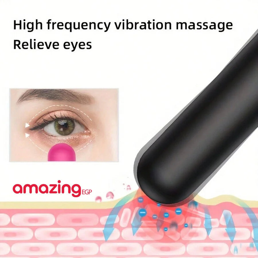 جهاز تدليك صغير الحجم مهتز 1قطعة تدليك الوجه بسرعة عالية 10 وضعيات التحكم في التدليك دعم الشحن تدليك الوجه والعين بعناية تعزيز امتصاص اللوشن بحجم أحمر الشفاه صغير ومحمول | استرخاء الاهتزاز العناية بالوجة العناية_الشخصية تدليك تدليك_الوجه جهاز تدليك | amaz