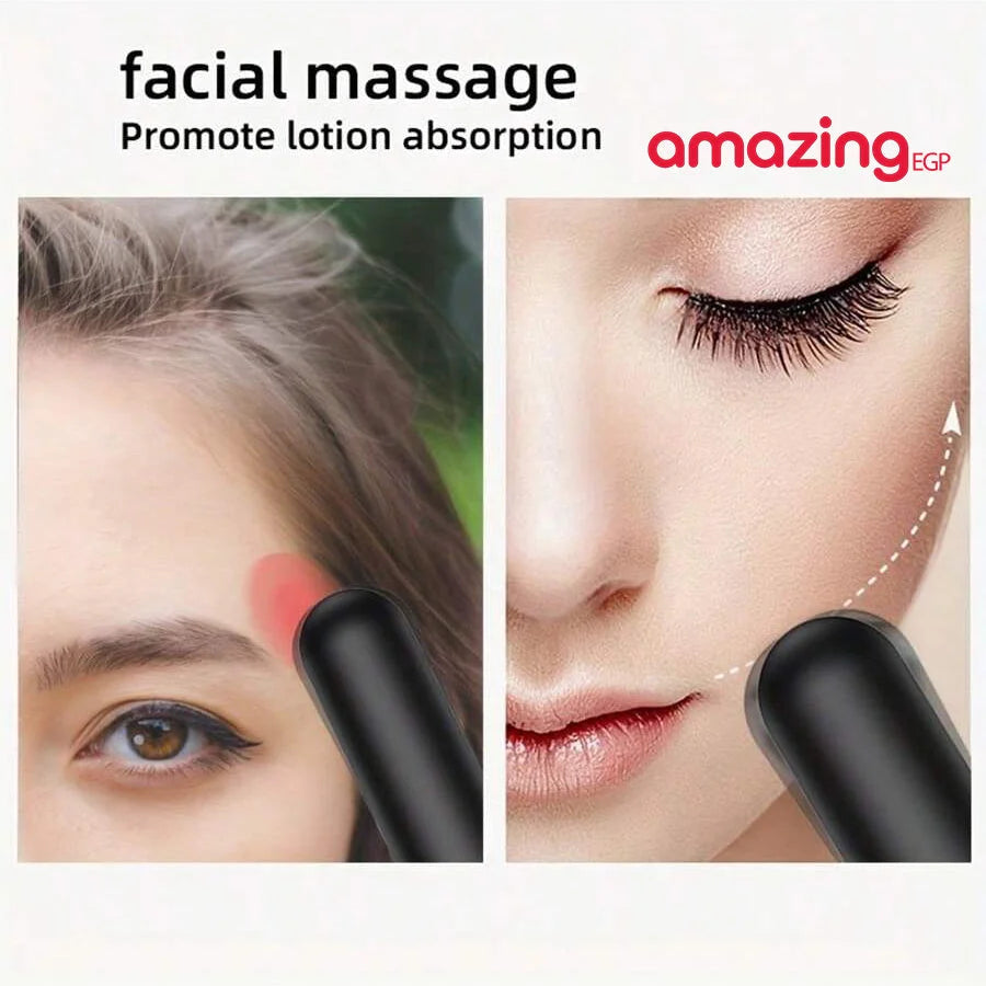 جهاز تدليك صغير الحجم مهتز 1قطعة تدليك الوجه بسرعة عالية 10 وضعيات التحكم في التدليك دعم الشحن تدليك الوجه والعين بعناية تعزيز امتصاص اللوشن بحجم أحمر الشفاه صغير ومحمول | استرخاء الاهتزاز العناية بالوجة العناية_الشخصية تدليك تدليك_الوجه جهاز تدليك | amaz