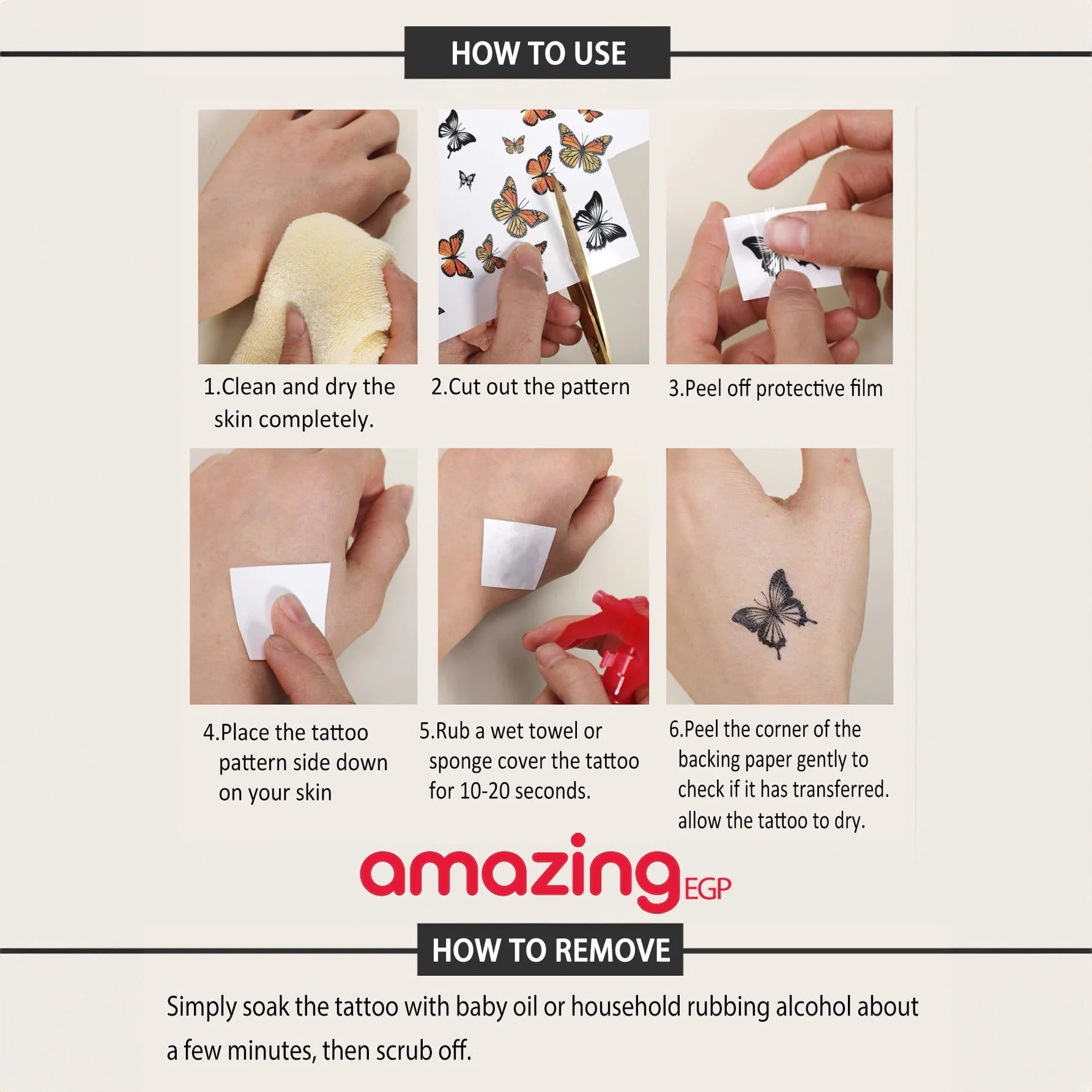 ملصق وشم مقاوم للماء يدوم طويلا نمط الازهار وشم يمكن التخلص منه للنساء حقيقي ملصق وشم زهرة للنساء و بنات لمستلزمات الحفلات للنساء والاطفال الازهار | تاتوة مضيئ تاتوه تاتوه_للجسم ملصق وشم وشم وشم مضيئ | amazingEGP