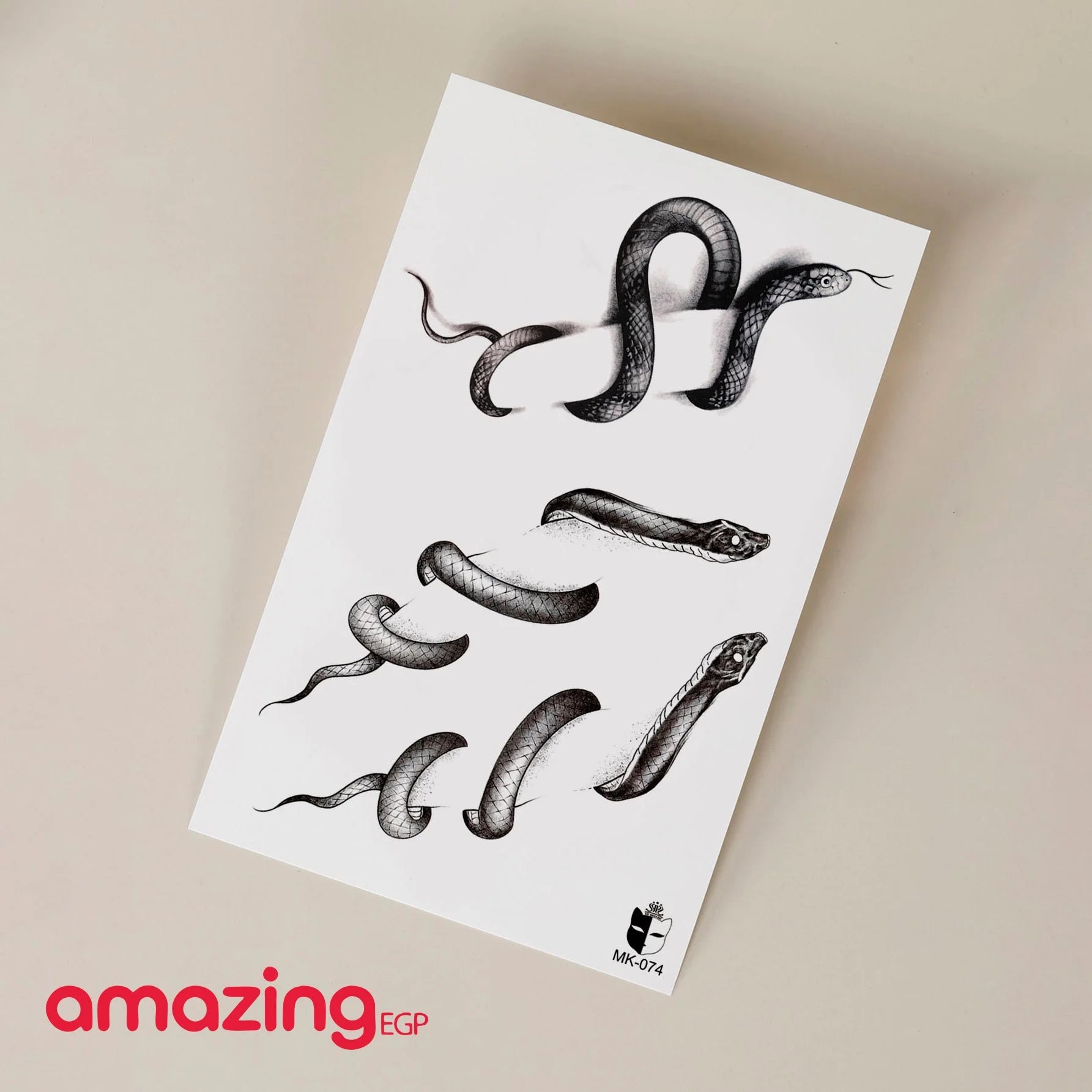 ملصق وشم  1 قطعة نمط الأفعى وشم يمكن التخلص منه للنساء  ملصقات الوشم بالغ  حقيقي ملصق وشم ثعبان  للنساء و بنات لمستلزمات الحفلات للنساء والاطفال ثعبان | تاتوة مضيئ تاتوه تاتوه_للجسم ملصق وشم وشم وشم مضيئ | amazingEGP