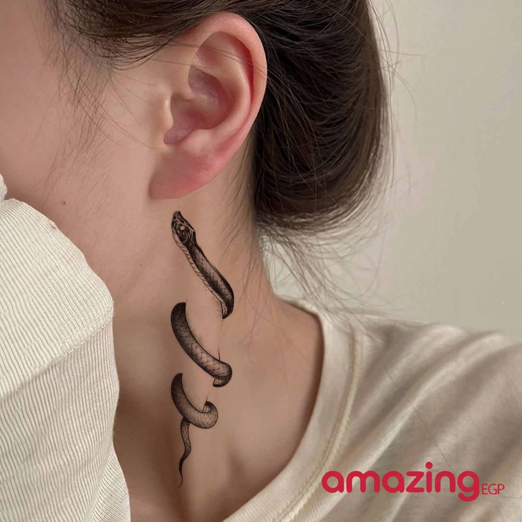 ملصق وشم  1 قطعة نمط الأفعى وشم يمكن التخلص منه للنساء  ملصقات الوشم بالغ  حقيقي ملصق وشم ثعبان  للنساء و بنات لمستلزمات الحفلات للنساء والاطفال ثعبان | تاتوة مضيئ تاتوه تاتوه_للجسم ملصق وشم وشم وشم مضيئ | amazingEGP