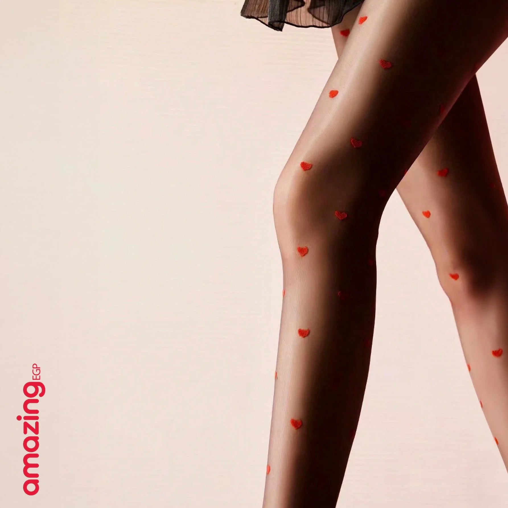 جوارب نسائية بنمط القلوب المحبوكة بالجاكار أعلى الفخذ شبكة أعلى الركبة جوارب طويلة جوارب الصيف الرقيقة الجديدة نمط قلوب والخطوط العمودية للنساء - قلوب مطرز | جوارب جوارب شبكي سكسي شبك شبكي شراب شبكي شرابات كولون كولون مطرز مطرز | amazingEGP