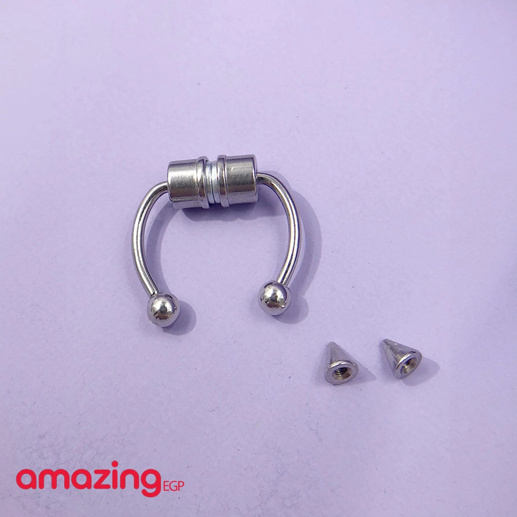 بيرسنج أنف بدون ثقب بدون اخرام من الفولاذ المقاوم للصدأ لا تسبب الحساسية لا حاجة للخرم مكعب زركونيا مزخرف بزهر حلية أنف نحاس كريستال البونك غير مثقوبة للرجال والنساء تثبت بدون ثقب او خرم | Copper Nose Cuff Copper اقراط انف بدون ثقوب بدون خرم بيرسنج بيرسنج