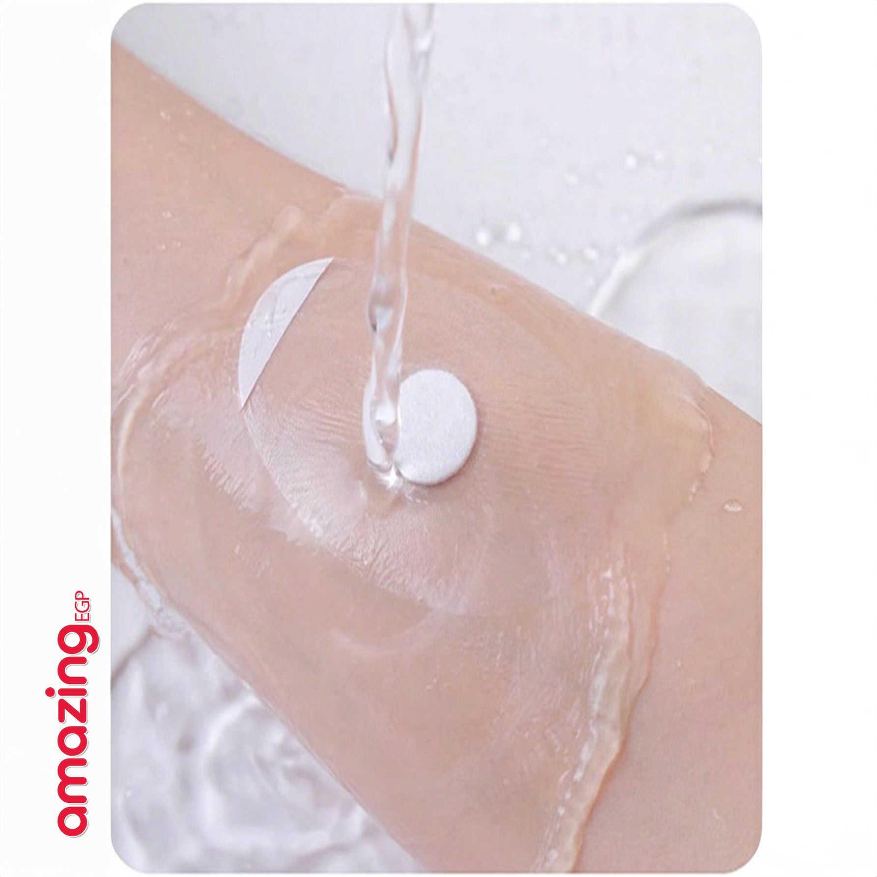 واقي أذن مائي للاستخدام مرة واحدة – رقع أذن للسباحة/الاستحمام مع حشو، ملحق سباحة وغوص بسيط وملائم، ضروريات الشاطئ، اكسسوارات الشاطئ عبوة 20 قطعة للسباحة والاستحمام (PU)