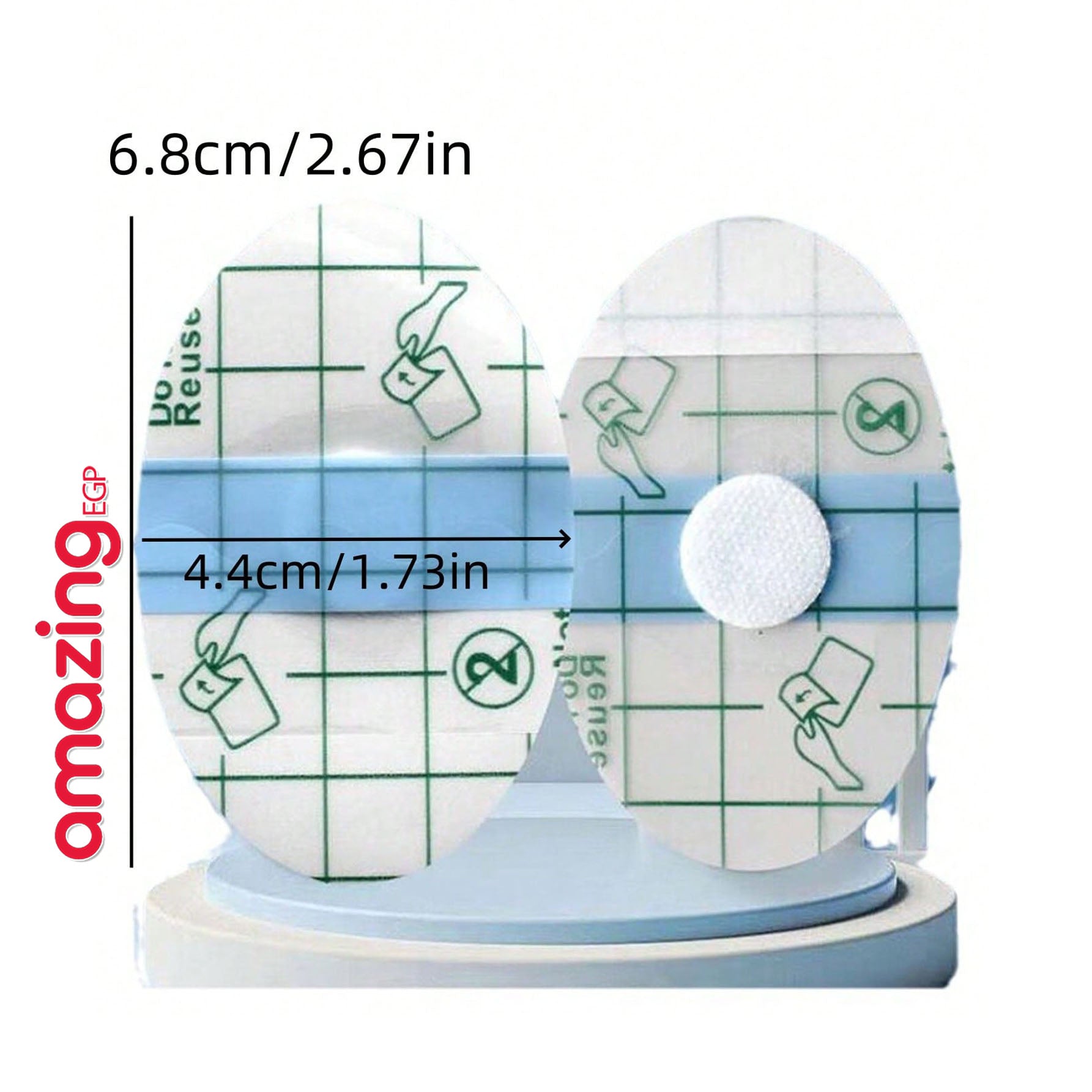 واقي أذن مائي للاستخدام مرة واحدة – رقع أذن للسباحة/الاستحمام مع حشو، ملحق سباحة وغوص بسيط وملائم، ضروريات الشاطئ، اكسسوارات الشاطئ عبوة 20 قطعة للسباحة والاستحمام (PU)