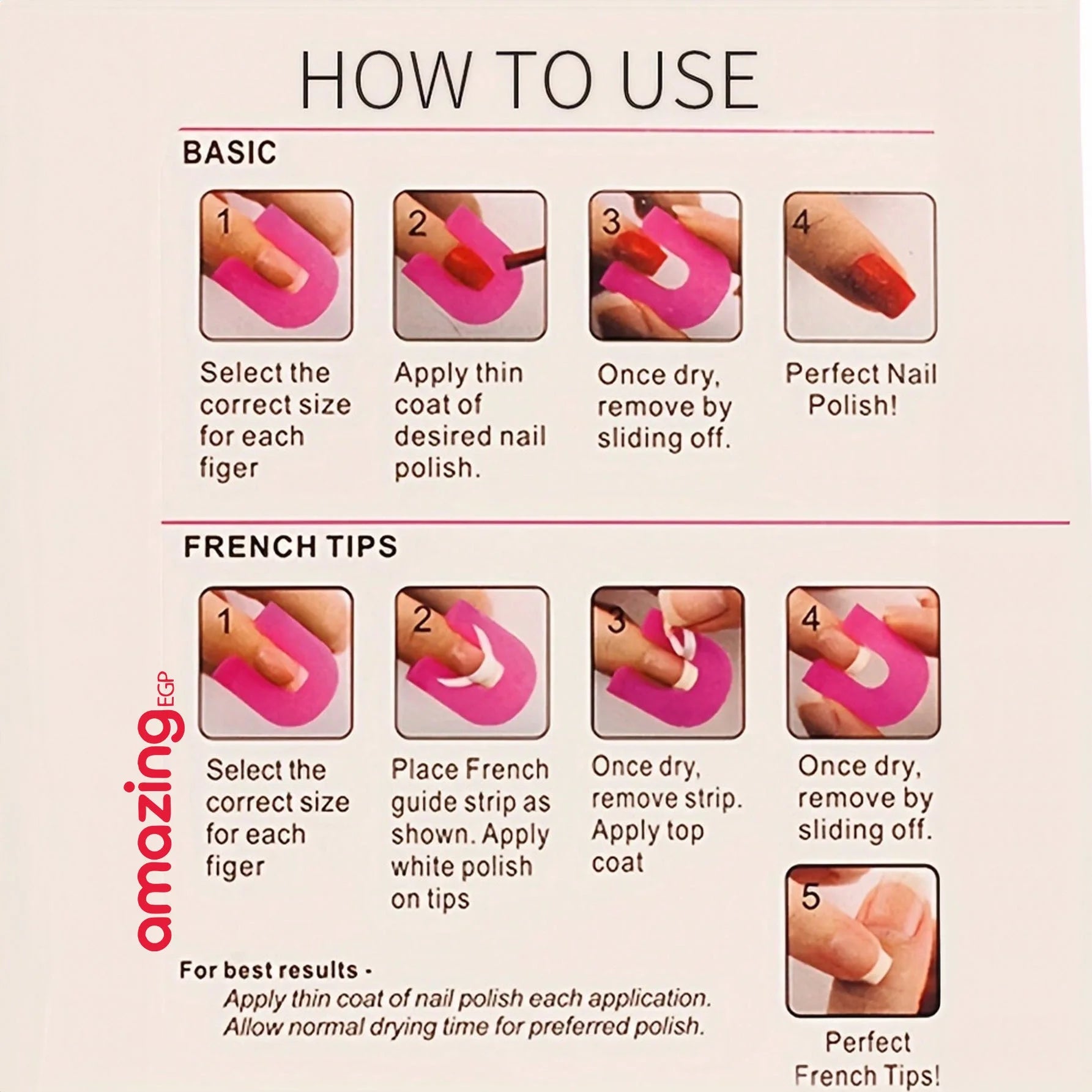 قوالب لطلاء الاظافر للبالغين - حامل اظافر قابل لاعادة الاستخدام لطلاء الاظافر واقي طلاء الاظافر للاصابع بلاستك على شكل حرف U لحماية طلاء الاظافر من البلاستيك قابل للستخدام المتعدد - 26 قطعة 10 أحجام | اظافر قصيرة اظافر مستعارة الاظافر العناية بالايدي الم