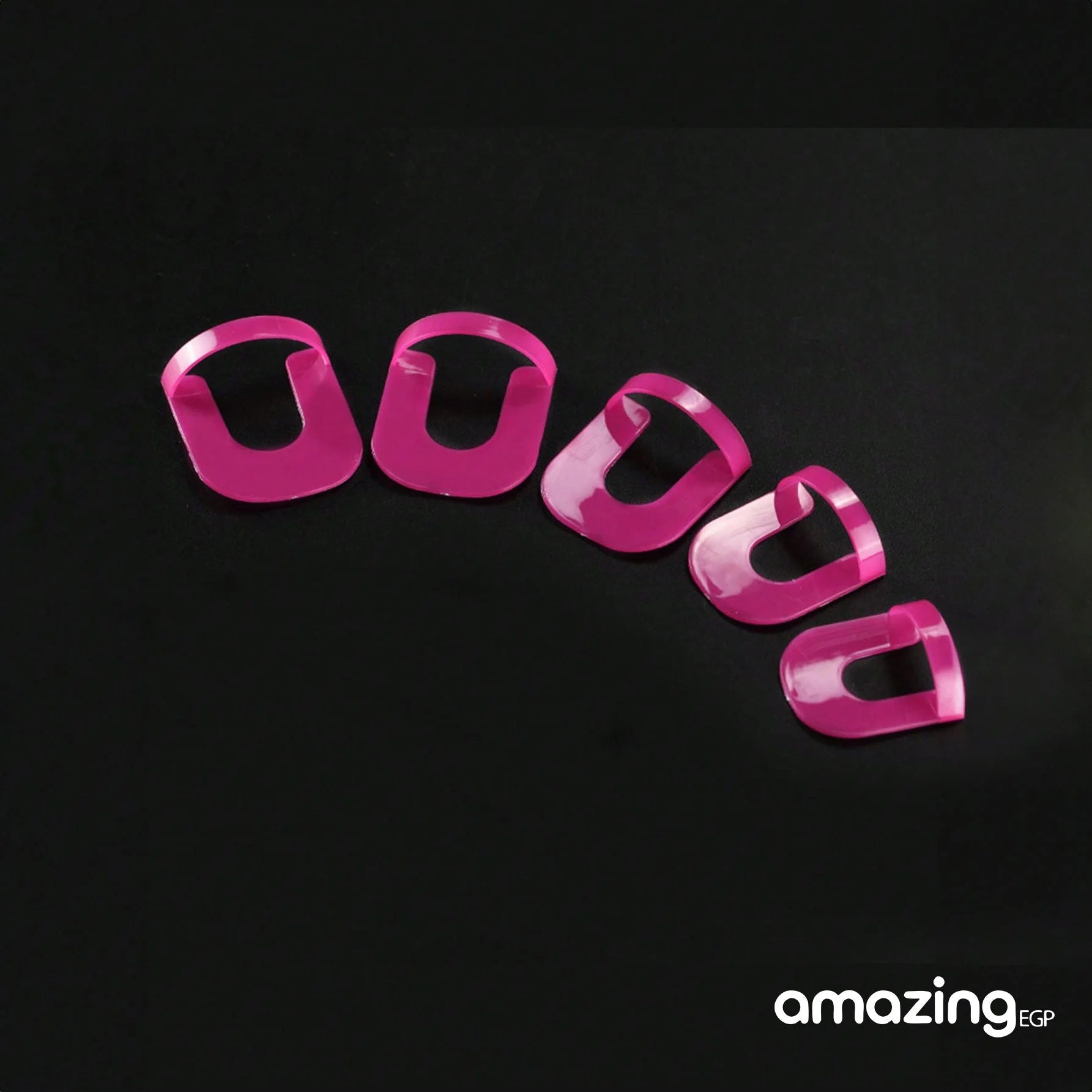 قوالب لطلاء الاظافر للبالغين - حامل اظافر قابل لاعادة الاستخدام لطلاء الاظافر واقي طلاء الاظافر للاصابع بلاستك على شكل حرف U لحماية طلاء الاظافر من البلاستيك قابل للستخدام المتعدد - 26 قطعة 10 أحجام | اظافر قصيرة اظافر مستعارة الاظافر العناية بالايدي الم