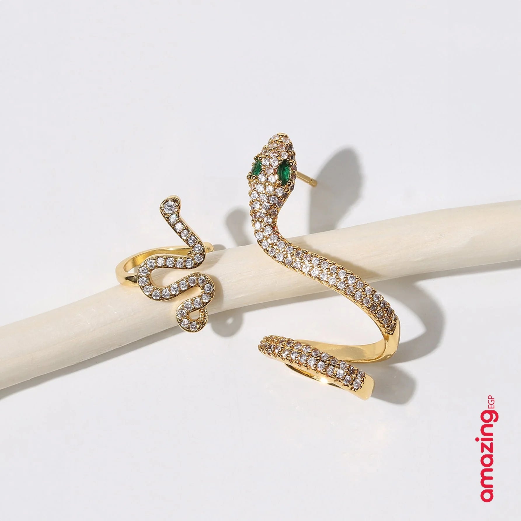 بيرسنج للاذن من الفولاذ المقاوم للصدأ لا تسبب الحساسية أقراط غريبة الشكل على شكل ثعبان أمامي وخلفي للنساء مشبك أذن | Copper Nose Cuff Copper اقراط انف بدون ثقوب بدون خرم بيرسنج بيرسنج شفاه تعبان ثعبان ثقب الأذن حلق حلق للاذن حلقة أنف خرم الاذن شفاه شفايف