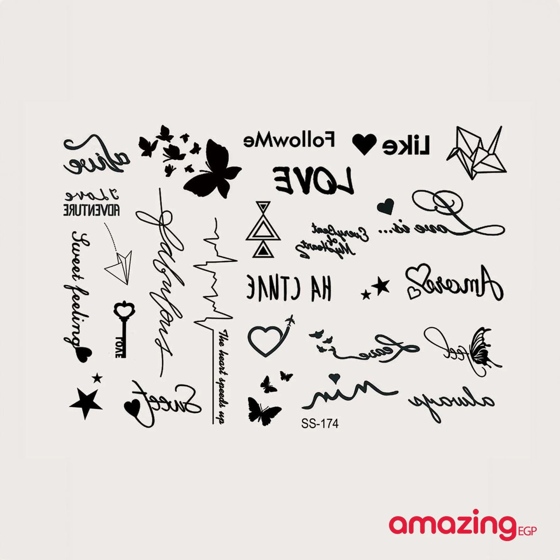 ملصق وشم زهرة مقاوم للماء يدوم طويلا نمط وردة وشم يمكن التخلص منه للنساء حقيقي ملصق وشم للنساء و بنات لمستلزمات الحفلات للنساء والاطفال ملصق وشم بطباعة أحرف أسود جمعة - 2 ورق sb_10261 | تاتوة مضيئ تاتوة وردة تاتوه تاتوه_كتابة تاتوه_للجسم زهرة ملصق وشم