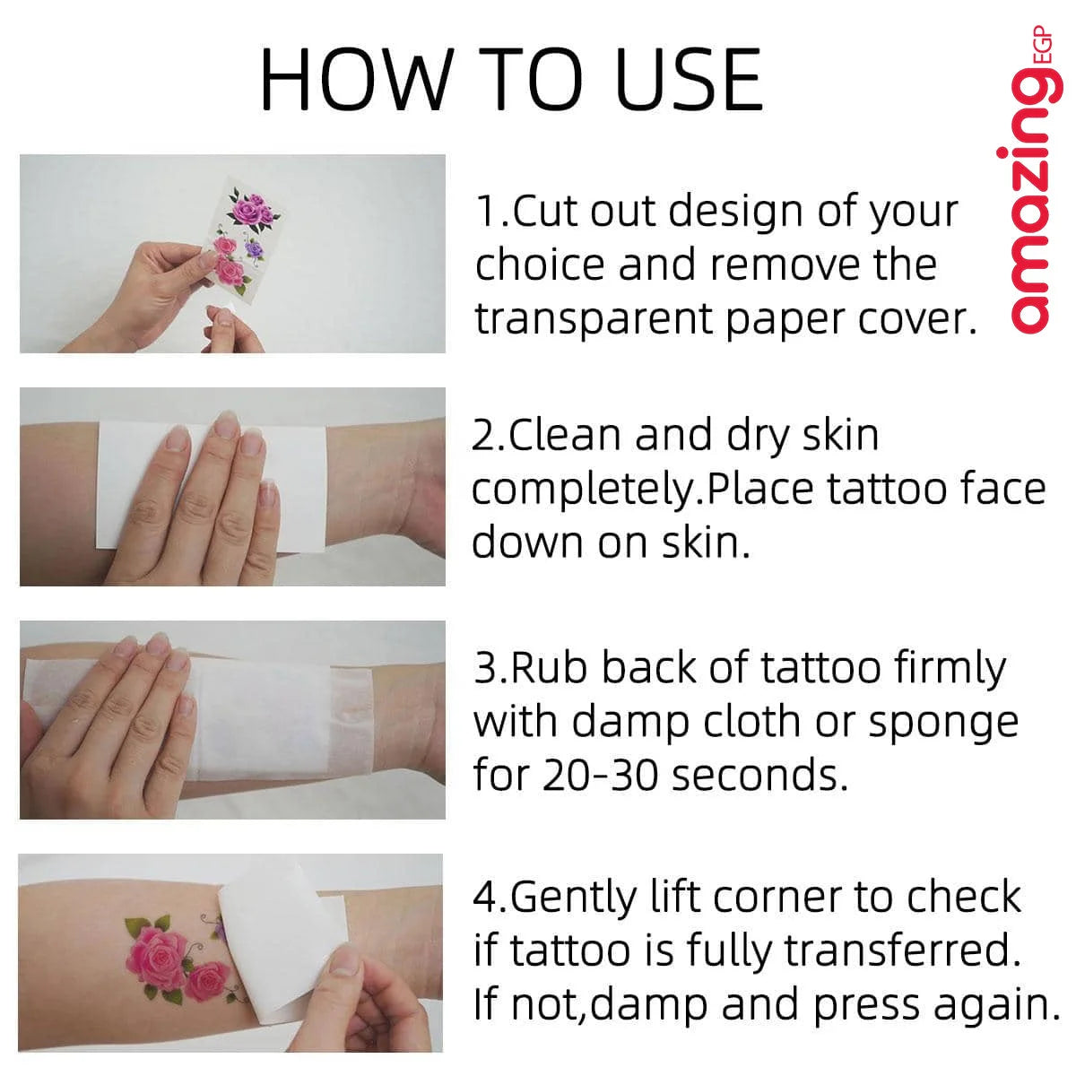 ملصق وشم مقاوم للماء يدوم طويلا رسمة لإصبع وأذن وخلف الأذن وأجزاء الجسم الصغيرة الأخرى للنساء و بنات لمستلزمات الحفلات للنساء والاطفال sb_8311 | تاتو مؤقت تاتوة مضيئ تاتوة وردة تاتوه تاتوه وجه تاتوه_كتابة تاتوه_للجسم زهرة ملصق وشم وشم وشم مؤقت وشم مضيئ و