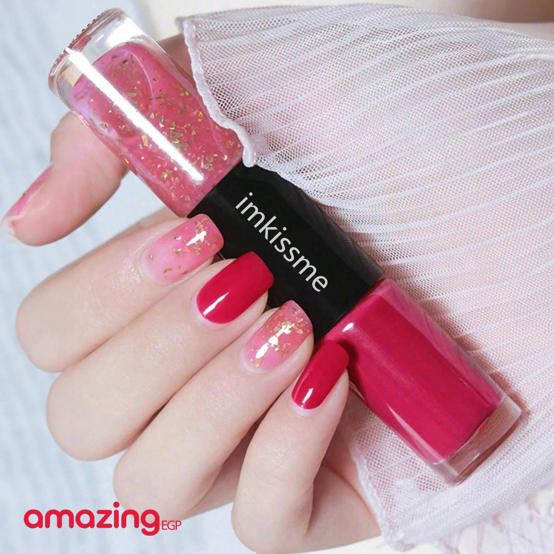 طلاء أظافر جلي لا يحتاج إلى المعجون مانيكير يتميز باللمعان مجموعة فن الأظافر الجميلة كهدية للنساء والفتيات يدوم طويلا - بطيخ وردي | اظافر قصيرة اظافر مستعارة الاظافر العناية بالايدي المنيكير طلاء أظافر مونيكير | amazingEGP