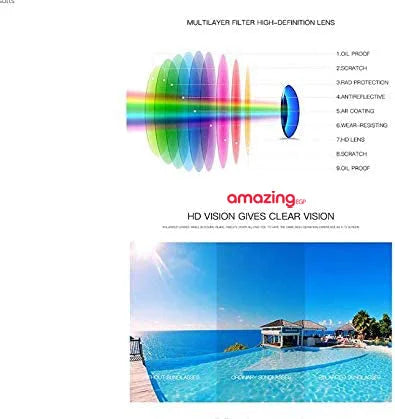 نظارات شمسية معدنية دائرية للرجال والنساء نظارات عصرية بتصميم كلاسيكي نظارات - احمر | نظارات نظارة نظارة_شمسية | amazingEGP