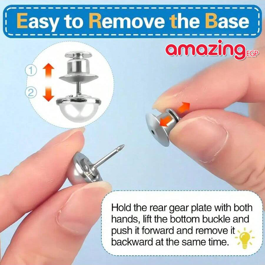 مشبك شدّ خصر للجينز قابل للتعديل – أزرار خصر فورية بدون خياطة، طقم 2 للبناطيل والتنانير | أسود