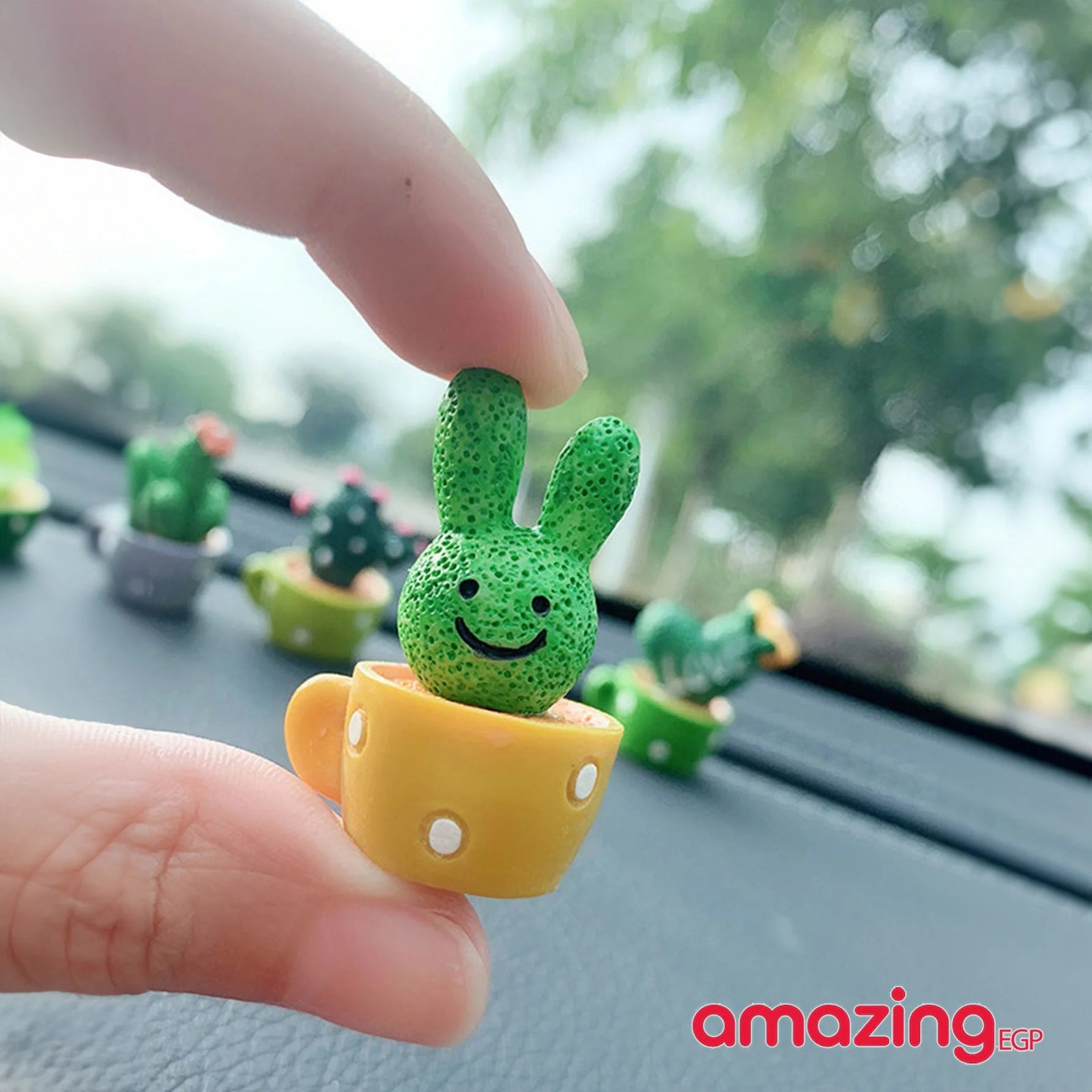 ديكورات لوحة القيادة الداخلية للسيارة فن النباتات المحفوظة بوعاء صغيرة - 4 قطع | تمثال تمثال حب تمثال مكتب تنظيف_السيارة زوجين سيارات سيارة لوازم سيارة هدايا هدية | amazingEGP