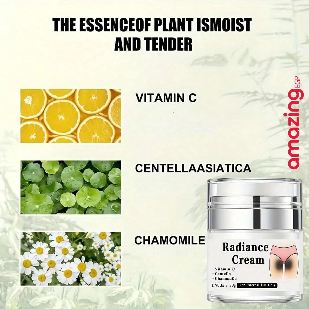 كريم العناية والتفتيح بالأعضاء الخاصة ومنطقة البكيني يحتوي على فيتامين سي ونياسيناميد وخلاصة الجوزة الآسيوية وعرق البخاخ للأعضاء الخاصة وتحت الإبط والمفاصل والأرداف وجلد الفخذ | اسود الابط الباط البقع الداكنة البيكيني المناطق الحساسة تفتيح الباط تفتيح ال