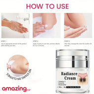 كريم العناية والتفتيح بالأعضاء الخاصة ومنطقة البكيني  يحتوي على فيتامين سي ونياسيناميد وخلاصة الجوزة الآسيوية وعرق البخاخ للأعضاء الخاصة وتحت الإبط والمفاصل والأرداف وجلد الفخذ | اسود الابط الباط البقع الداكنة البيكيني المناطق الحساسة تفتيح الباط تفتيح ال