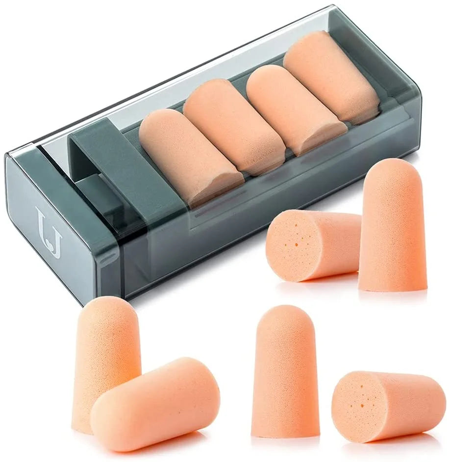 سدادات اذن مانعة للضوضاء سدادات اذن قابلة لاعادة الاستخدام مع حافظة تخزين مثالية للنوم والشخير والسباحة - TY2 | السفر الشخير الضوضاء سدادة سدادة اذن عزل صوت للسباحة لنوم مريح لوازم السباحة نوم مريح | amazingEGP