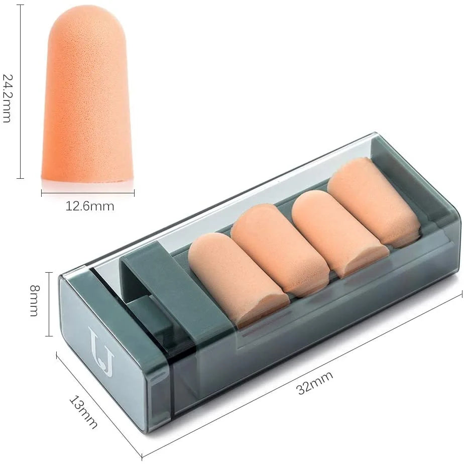 سدادات اذن مانعة للضوضاء سدادات اذن قابلة لاعادة الاستخدام مع حافظة تخزين مثالية للنوم والشخير والسباحة - TY2 | السفر الشخير الضوضاء سدادة سدادة اذن عزل صوت للسباحة لنوم مريح لوازم السباحة نوم مريح | amazingEGP