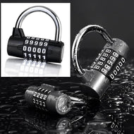قفل رقمي 5 ارقام لخزانة المدرسة وصالة الالعاب الرياضية وشنطة السفر وخزانة حفظ الملفات والسياج وصندوق الادوات والشنطة من سبائك الزنك ومقاومة للماء مع هيكل متين - اسود | اقفال السفر حقيبة حقيبة السفر ديكور_منزل رقم سري قفل قفل باب قفل بالرقام قفل ببصمة قفل