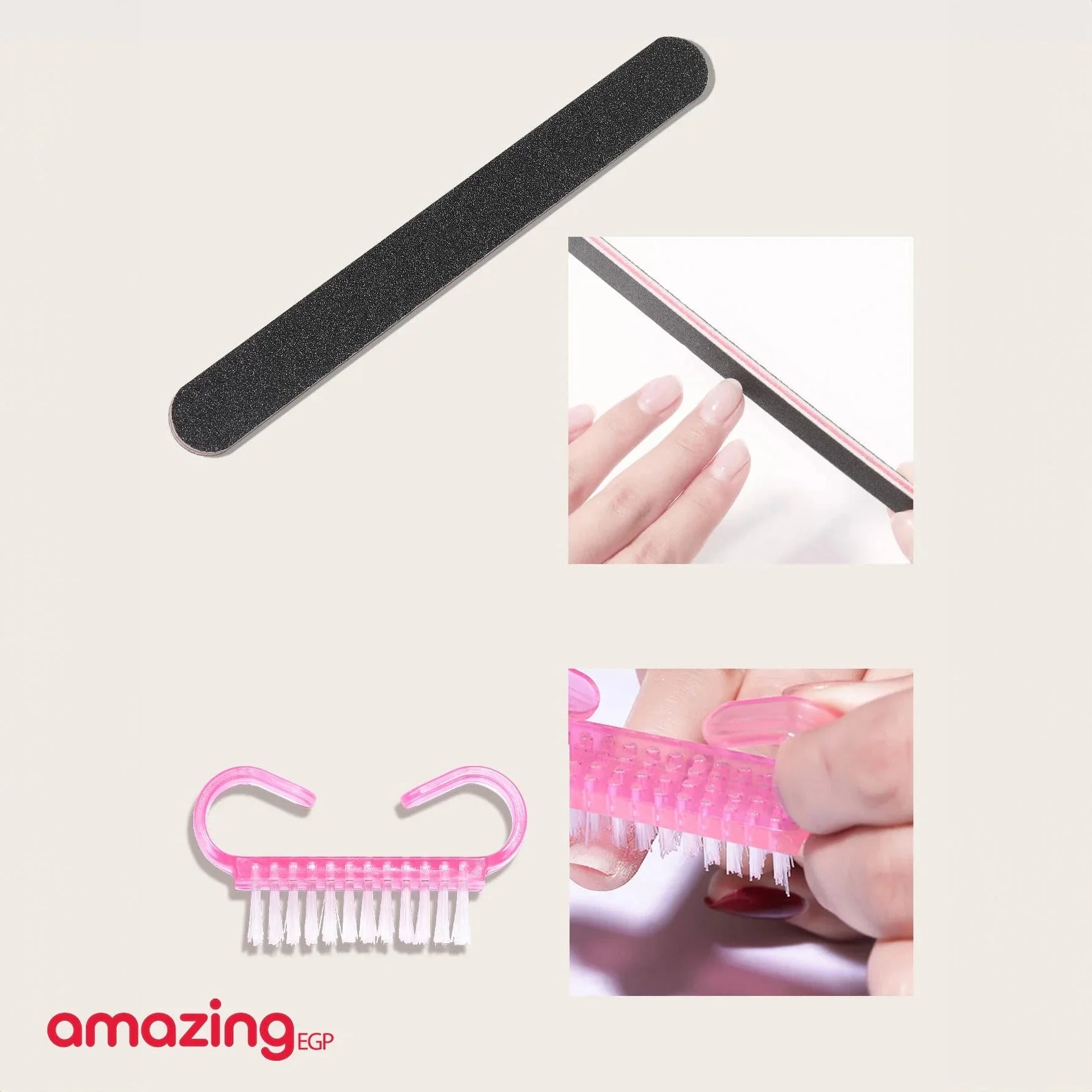 6 قطعة مجموعة مبرد الأظافر مجموعة أدوات العناية بالأظافر مجموعة أدوات مانيكير بسرعة من الفولاذ المقاوم للصدأ للرجال والنساء منظف الأظافر | أظافر اضافر اظافر قصيرة اظافر مستعارة الاظافر العناية بالأظافر العناية بالقدم العناية_بالقدم مبرد أظافر | amazingEGP