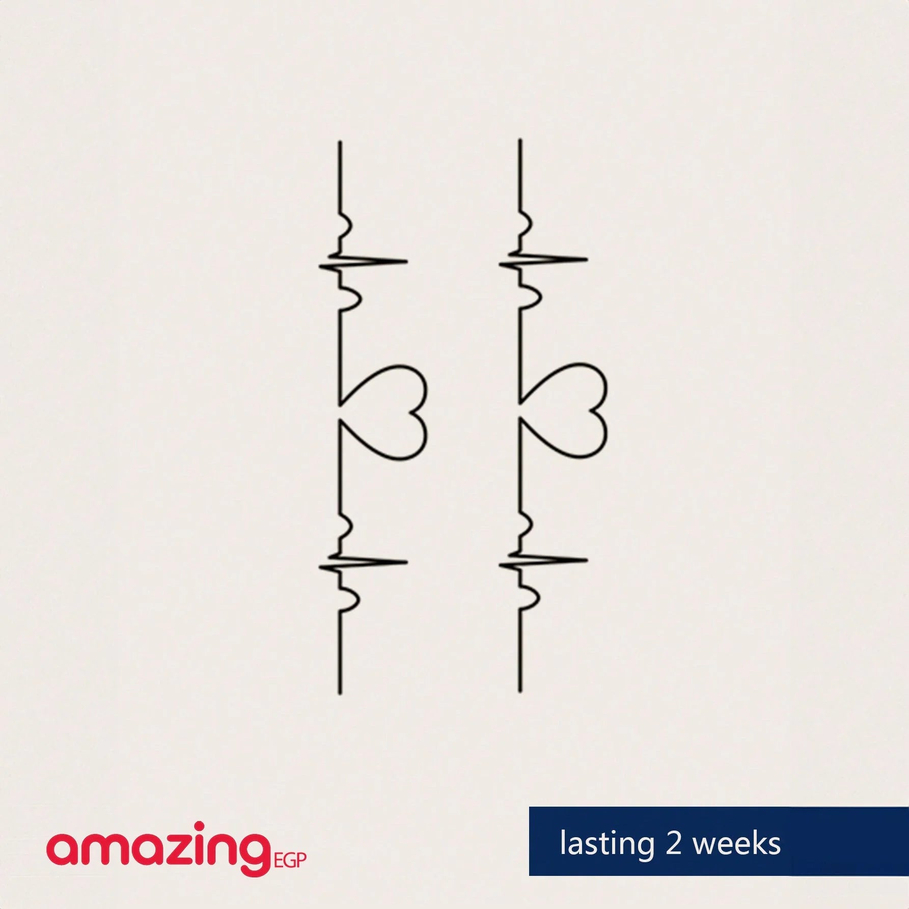 ملصق وشم قلب مقاوم للماء يدوم طويلا نمط وردة وشم يمكن التخلص منه للنساء حقيقي ملصق وشم للنساء و بنات لمستلزمات الحفلات للنساء والاطفال ملصق وشم بطباعة أحرف أسود جمعة - 2 ورق sb_3509 | تاتوة مضيئ تاتوة وردة تاتوه تاتوه_كتابة تاتوه_للجسم زهرة ملصق وشم وشم