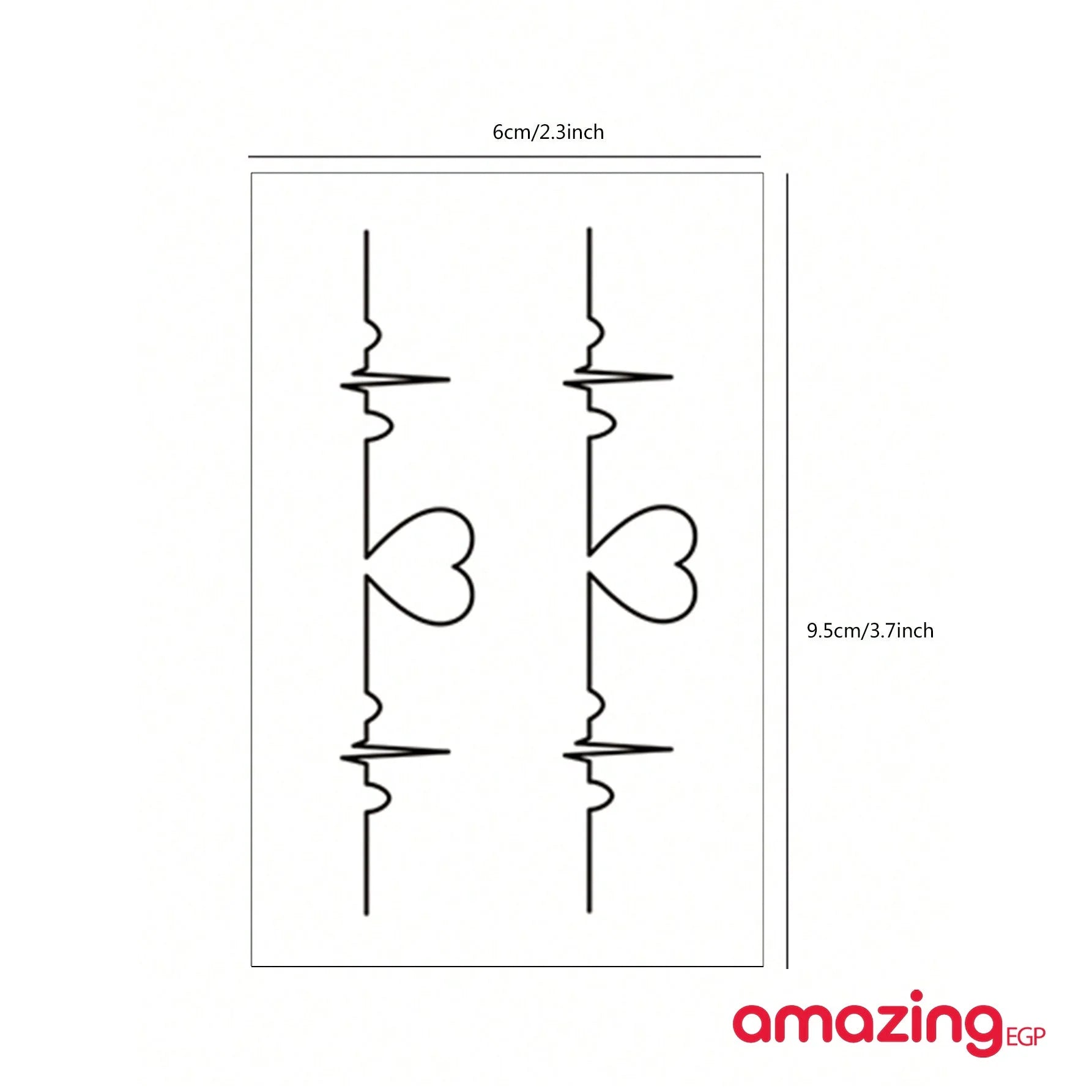 ملصق وشم قلب مقاوم للماء يدوم طويلا نمط وردة وشم يمكن التخلص منه للنساء حقيقي ملصق وشم للنساء و بنات لمستلزمات الحفلات للنساء والاطفال ملصق وشم بطباعة أحرف أسود جمعة - 2 ورق sb_3509 | تاتوة مضيئ تاتوة وردة تاتوه تاتوه_كتابة تاتوه_للجسم زهرة ملصق وشم وشم