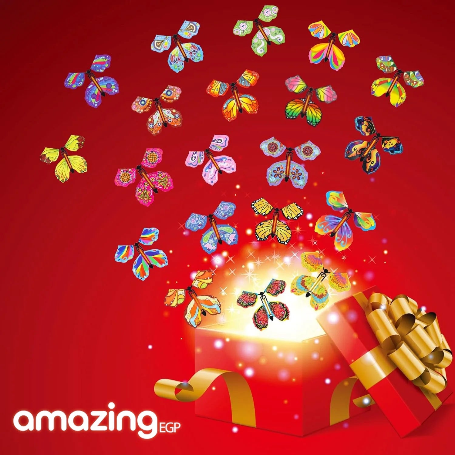 الفراشة الطائرة السحرية لعلب الهدايا العاب الجنية الطائرة بشريط مطاطي تعمل بالرياح على شكل فراشة طائرة لعبة فراشة للكتب وهدية مفاجأة لحفلات الزفاف واعياد الميلاد - 5 قطع | حفلات حفلات_عيد_الميلاد صندوق الهداية فراشاة فراشات المفاجئة فرشاة صندوق الهداية