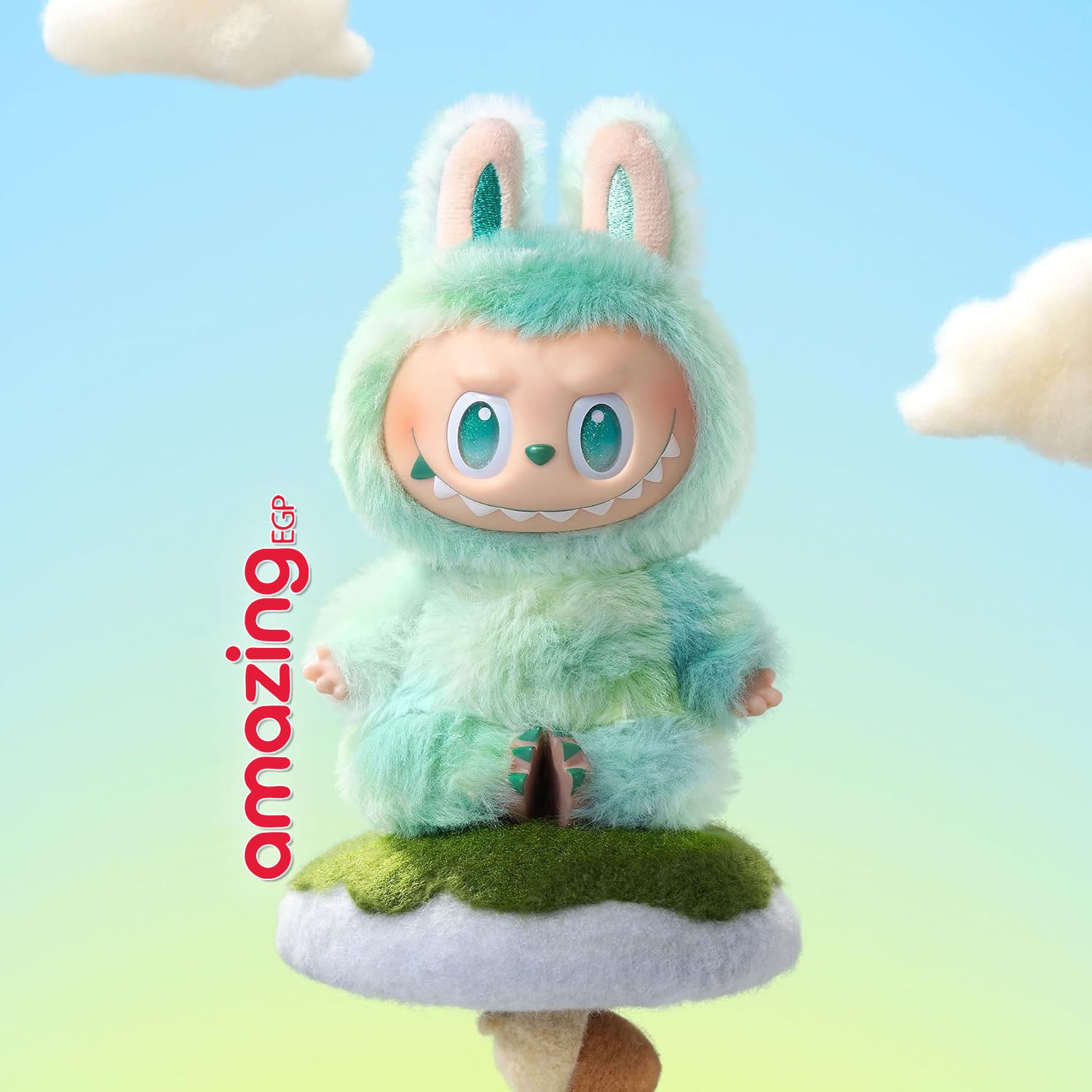 صندوق مفاجآت THE MONSTERS – قلادةぬ Plush بوجه فينيل (قطعة واحدة عشوائية) | مجسمات ديكور وهدايا رائعة – Single Box