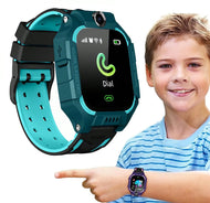 ساعة يد ذكية للاطفال دعامة كاميرا  ساعة معصم تعمل باللمس اتصال واجراء مكالمات هاتفية ورسائل نصية متتبع المواقعLBS للاولاد والفتيات مقاومة للماء  بديل الجوال للاطفال - أخضر | apple watch ابل اللياقة ساعات ساعات_ذكية ساعة بكام ساعة بكاميرا ساعة للاطفال عداد