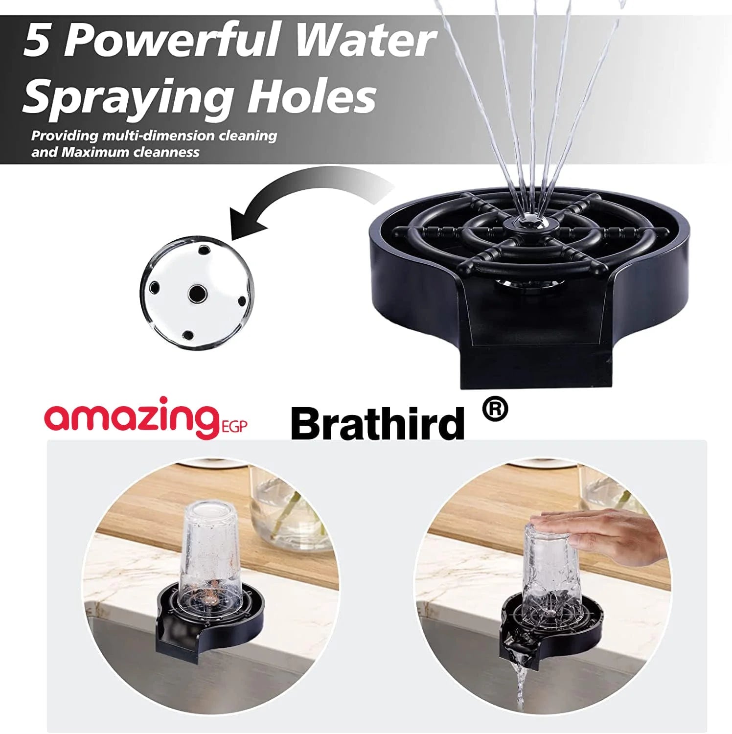 شطف اكواب اوتوماتيكي مع ملحقات الستانلس ستسل غسالة اكواب سريعة لحوض المطبخ شطف زجاج تثبت بجوار حوض المطبخ اداة تنظيف اوتوماتيكية شطف سريع لزجاجة الاطفال | الكفيهات المطبخ تنظيف اكواب حوض للمطاعم مغاسل مغاسل مطبخ | amazingEGP