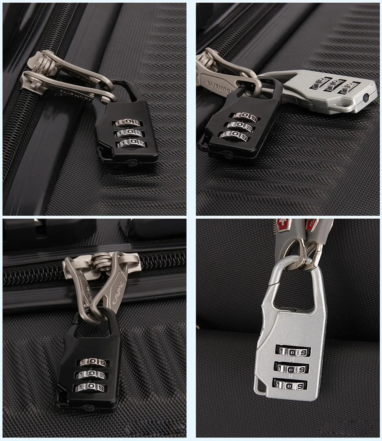 قفل امان مكون من 3 ارقام  خليط معدني من الزنك مثالي لحقيبة السفر وشنطة الظهر والخزائن والحافظة وصندوق الادوات | code lock اقفال قفل قفل برمز سري قفل كيسه قفل_ديجيتال | amazingEGP