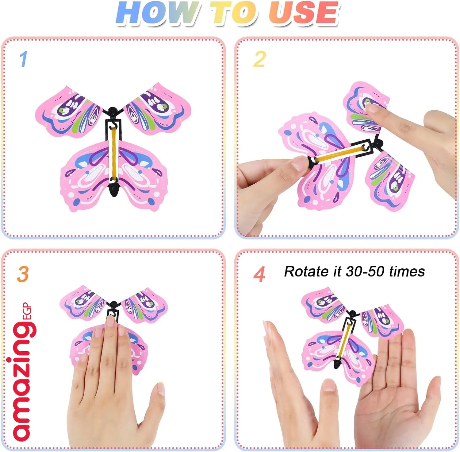 الفراشة الطائرة السحرية لعلب الهدايا العاب الجنية الطائرة بشريط مطاطي تعمل بالرياح على شكل فراشة طائرة لعبة فراشة للكتب وهدية مفاجأة لحفلات الزفاف واعياد الميلاد - 5 قطع | حفلات حفلات_عيد_الميلاد صندوق الهداية فراشاة فراشات المفاجئة فرشاة صندوق الهداية