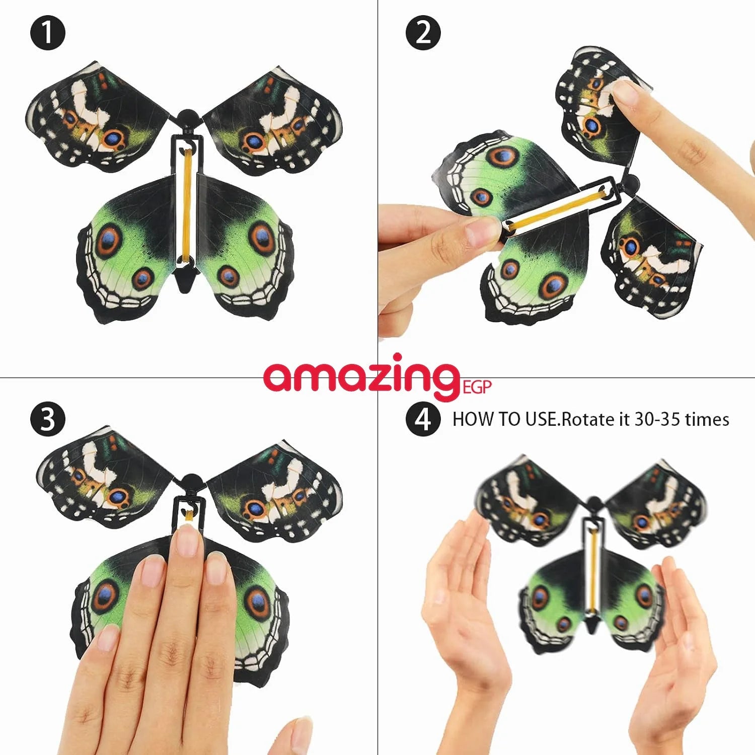 الفراشة الطائرة السحرية لعلب الهدايا العاب الجنية الطائرة بشريط مطاطي تعمل بالرياح على شكل فراشة طائرة لعبة فراشة للكتب وهدية مفاجأة لحفلات الزفاف واعياد الميلاد - 5 قطع | حفلات حفلات_عيد_الميلاد صندوق الهداية فراشاة فراشات المفاجئة فرشاة صندوق الهداية