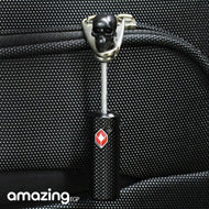 قفل قوي صغير على شكل جمجمة من خليط معدني من الزنك مع مفاتيح من تي اس ايه لشنطة الظهر وشنطة الصالة الرياضية وخزانة المدرسة وشنطة السفر | اقفال الأقفال قفل قفل_جمجمة قفل_ديجيتال | amazingEGP