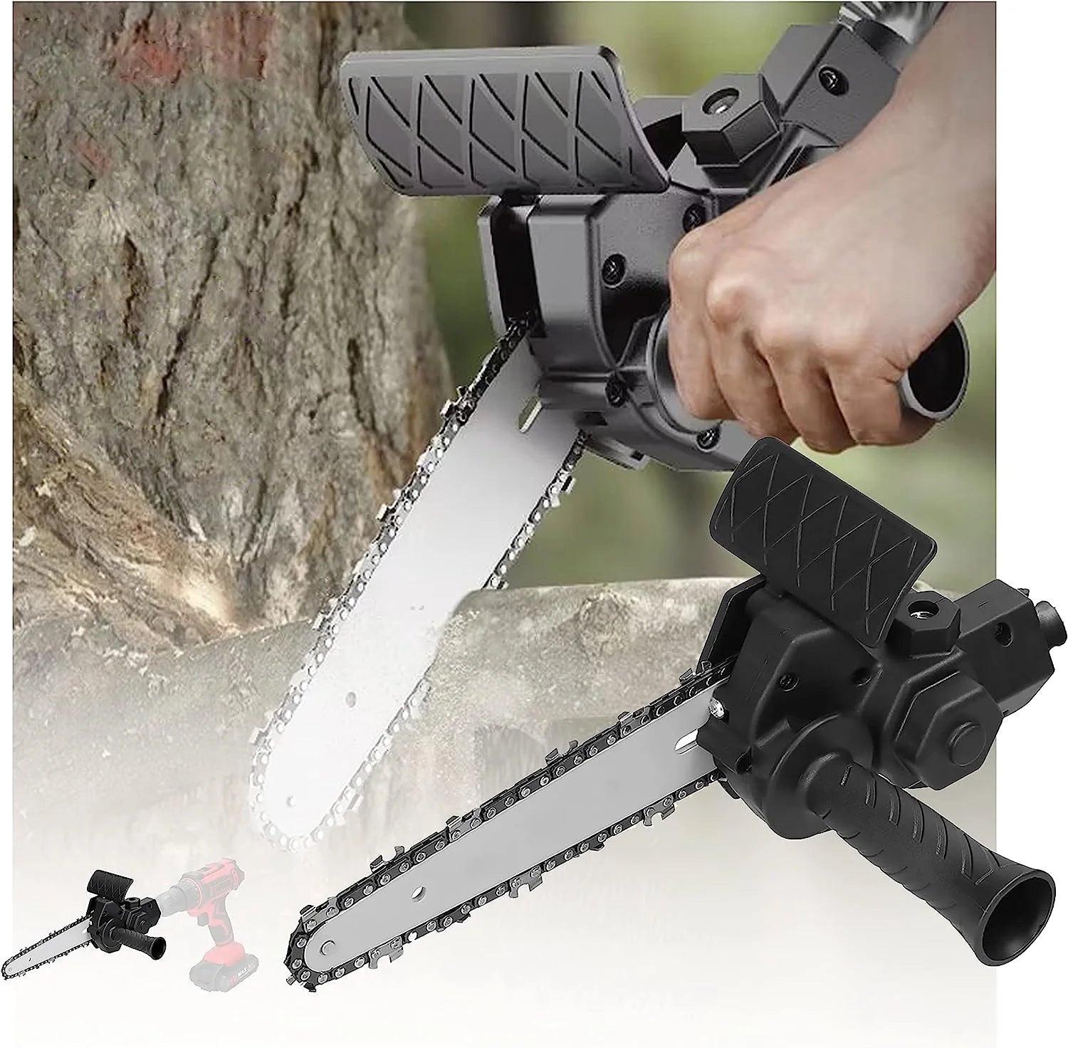 منشار فولاذ غير قابل للصدأ حديث محمول منشار منزلي يركب على الدريل تحويل المثقاب الكهربائي إلى منشار | مناشير منشار منشار كهربائي منشار للدريل منشار للشنيور | amazingEGP