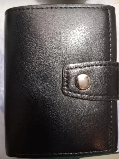 حامل بطاقات مع تقنية RFID - محفظة رجالية عالية الجودة من الجلد الأصلي محفظة ذكية نحيفة ورفيعة محفظة صغيرة هدية لحماية معلومات CC الخاصة بك بتقنية RFID | اسود| | الرجال جلد طبيعي محافظ محافظ نسائي محفظة محفظة رجالي محفظة كربون | amazingEGP