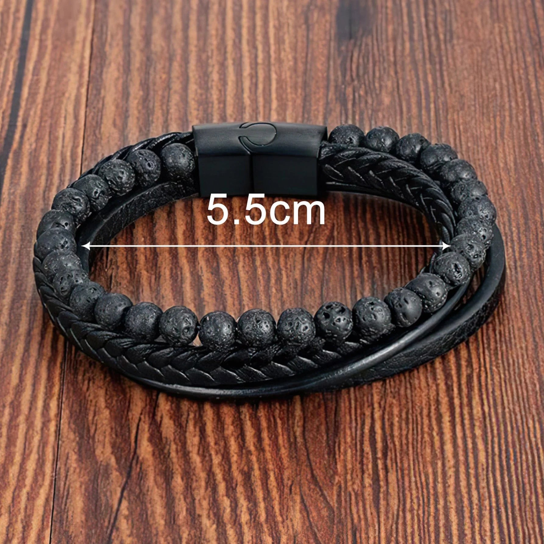 اسوره الموضة و شائع للرجال بتفاصيل منسوج خرز حجر سوار الى مجوهرات هدية | اسورة اكسسوارات الرجال | amazingEGP