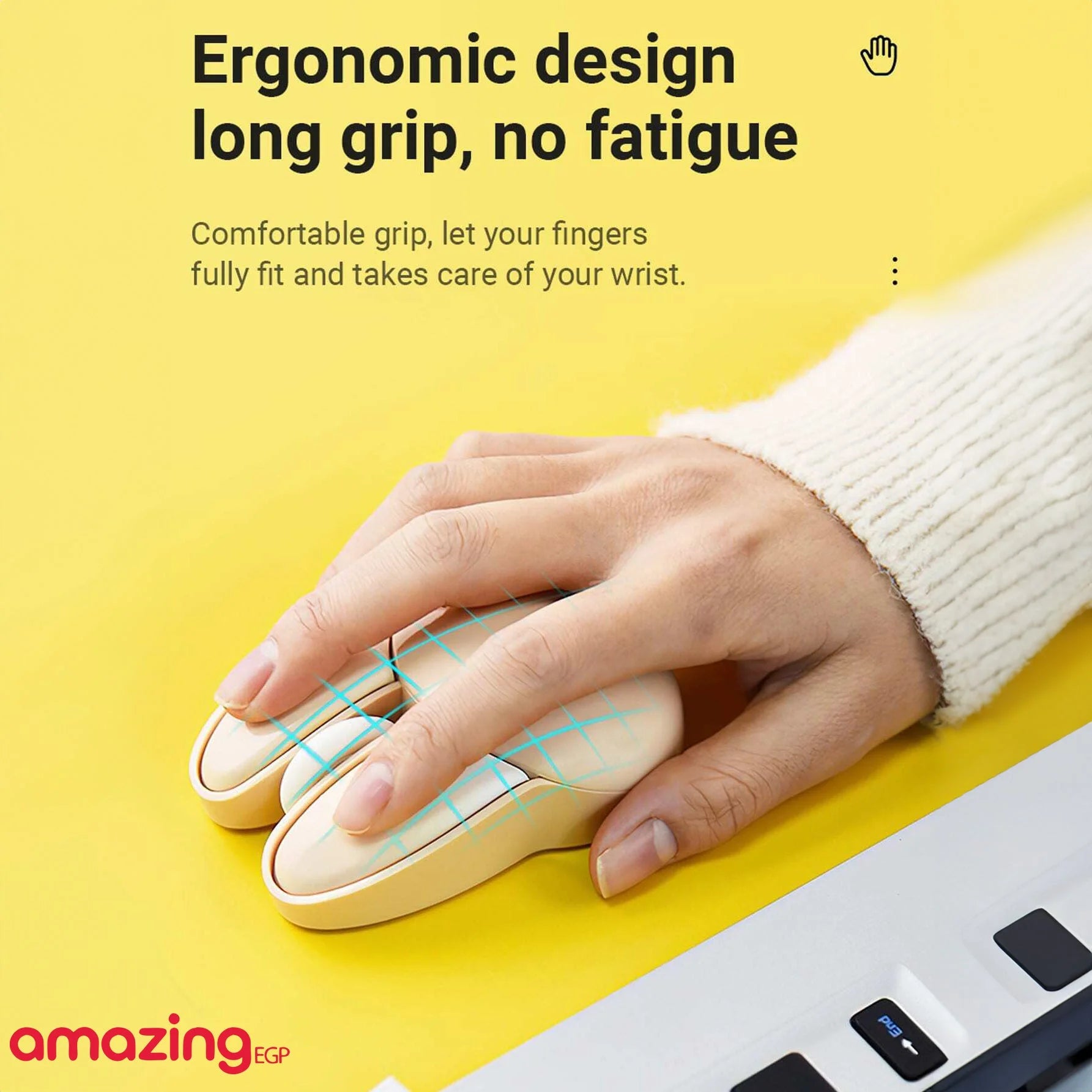 ماوس كمبيوتر لاسلكي على شكل ارنب لطيف بدون ضوضاء اقل محمول USB 24G الوان الحلوى ماوس للبنات والاطفال ماوس لاسلكي صامت على شكل أرنب تصميم لطيف للفتيات مناسب للمكتب والكمبيوتر المحمول بينك | اللاب توب جهاز شخصي فاره لابتوب للكمبيوتر ماوس ماوس شكل ارنب | am