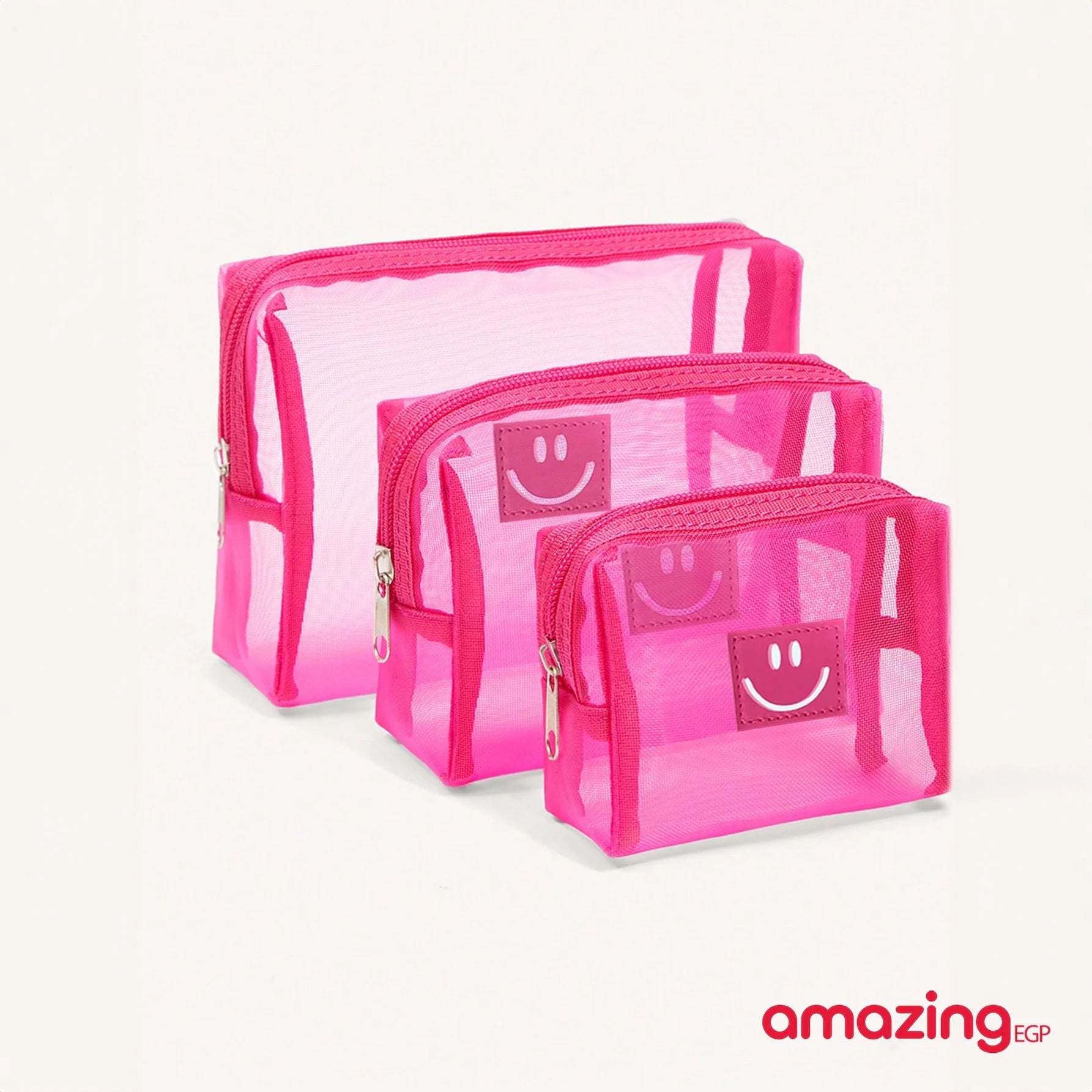 شنطة مكياج شفافة متعددة الاغراض للسفر شنطة تخزين شفافة لتنظيم مستحضرات التجميل حقيبة مستحضرات تجميل شفافة مزدوجة الطبقات مع سحاب حقائب مكياج صغيرة للنساء حقيبة مكياج صغيرة للمحفظة - 3 قطع | SHEGLAM shein احمر الخدود احمر شفاة ايشادو حاجب حواجب شفاه شفايف