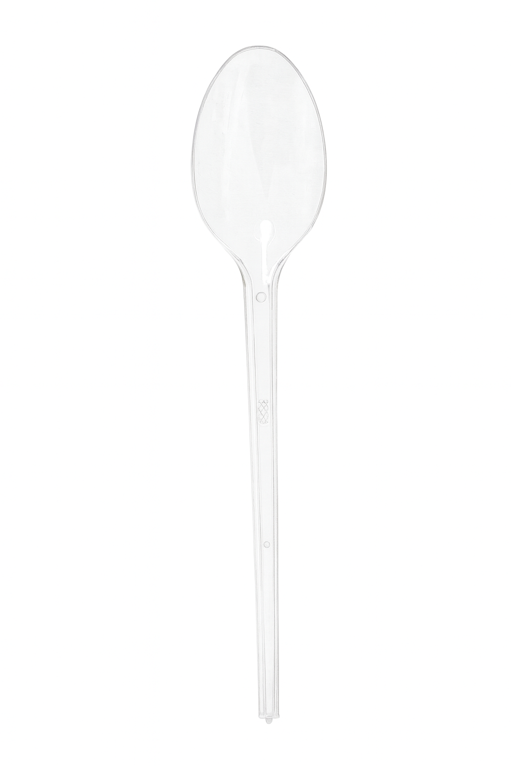 حزمة 100 | ملاعق بلاستيكية شفافة صغيرة للتذوق والحلويات من THE PACK (قابلة لإعادة الاستخدام أو الاستخدام الواحد)