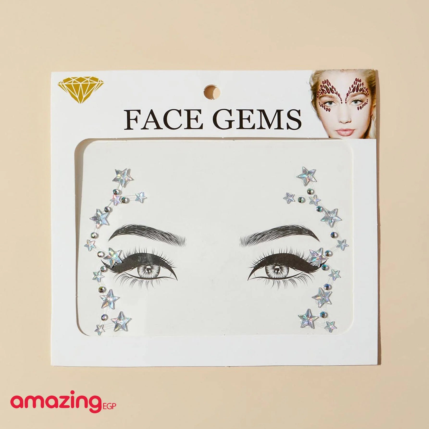 الوشم الكريستالي جواهر أحجار الراين ملصقات أحجار كريمة للجسم تاتو مؤقت عيون لتزيين الاظافروالوجه حفلات الهذيان ملصقات وجه انيقة للنساء S1581 | تاتو مؤقت تاتوه تاتوه وجه تاتوه_للجسم | amazingEGP