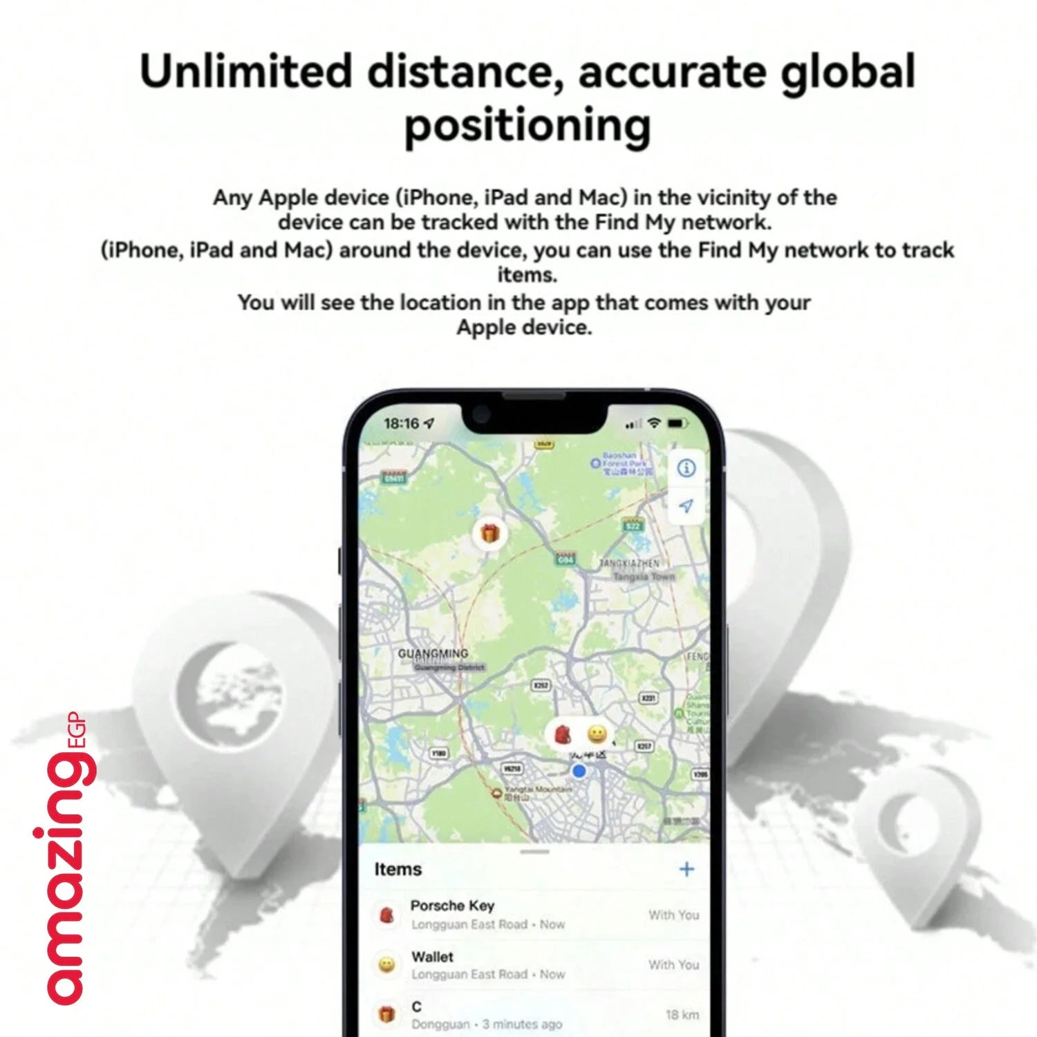 جهاز تعقب GPS صغير للمفاتيح المحفظة الأمتعة والحيوانات الأليفة يعمل مع Apple Find My بطارية تدوم سنتين قابلة للتغيير ولا يحتاج شريحة | air tag find my GPS ابل اير تاج تتبع تتبع الحقائب تجسس تسجيل صوت جهاز تتبع جهاز تجسس جهاز_تتبع حماية الاطفال ساعة ابل ضد