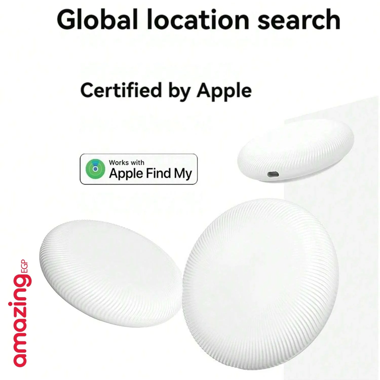 جهاز تعقب GPS صغير للمفاتيح المحفظة الأمتعة والحيوانات الأليفة يعمل مع Apple Find My بطارية تدوم سنتين قابلة للتغيير ولا يحتاج شريحة | air tag find my GPS ابل اير تاج تتبع تتبع الحقائب تجسس تسجيل صوت جهاز تتبع جهاز تجسس جهاز_تتبع حماية الاطفال ساعة ابل ضد