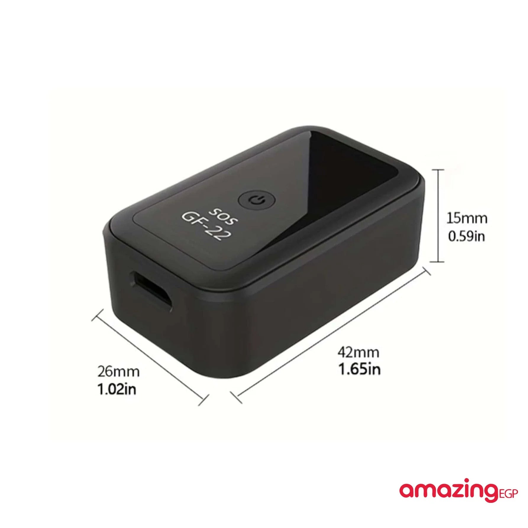 جهاز تعقب مغناطيسي صغير الحجم GF-22 من Amazing Mini تتبع GPS طويل الانتظار تحديد مواقع وتسجيل صوت للمركباتالسياراتالأشخاص إصدار GF-22 | GPS تتبع تجسس تسجيل صوت جهاز تتبع جهاز تجسس جهاز_تتبع حماية الاطفال ضد السرقة مراقبة الاطفال | amazingEGP