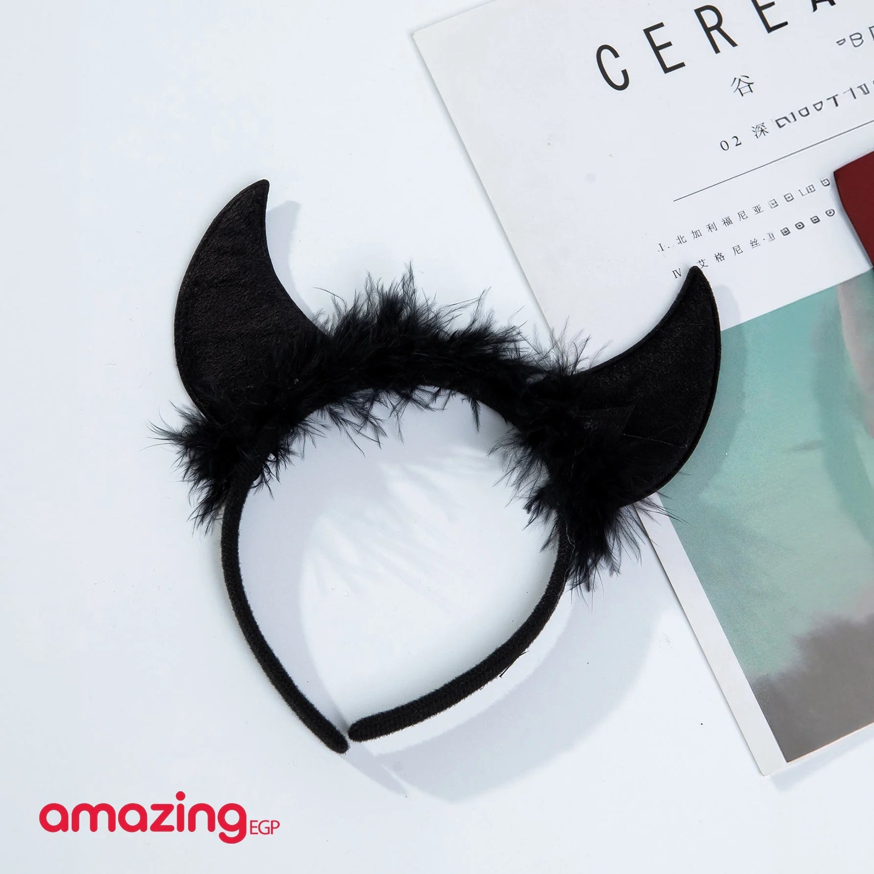 طوق شعر زي تنكري ثياب طوق شعر قرون- اسود | حفلات حفلات_عيد_الميلاد زي تنكري طوق نظارة_حفلات | amazingEGP