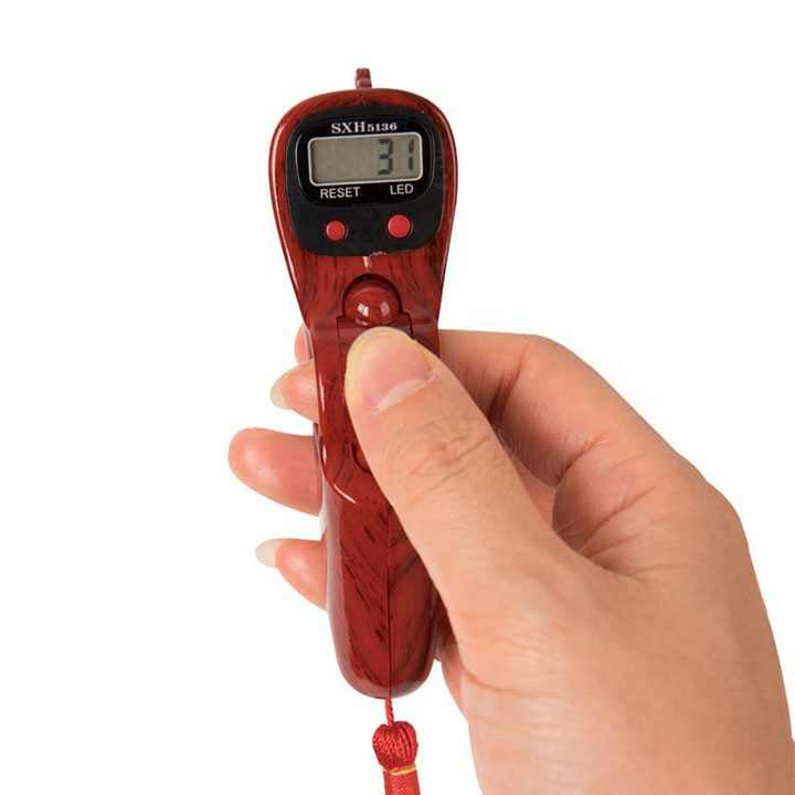 سبحة او مسبحة محمولة على شكل إصبع مع عداد رقمي للإصبع الرقمي تسبيح المسبحة هدية إسلامية (بني)